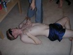 Drunk.